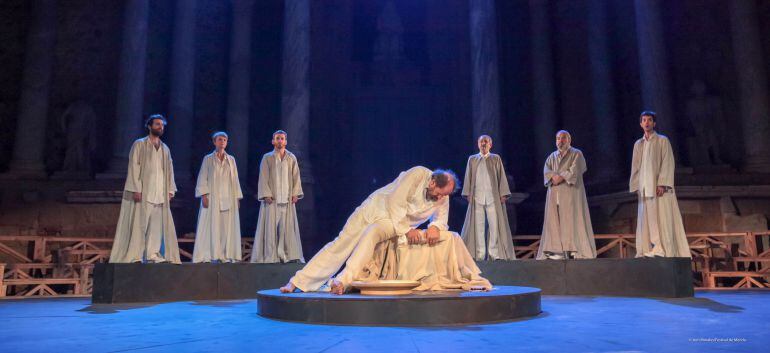 Sócrates en el Teatro Romano de Mérida