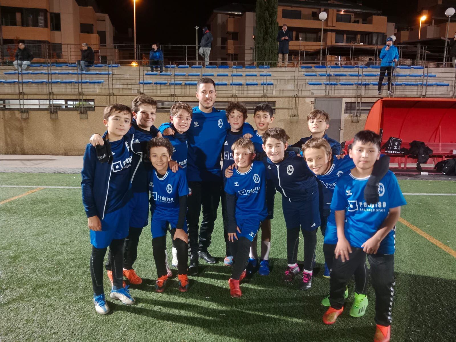 Eden Hazard entrena con el Rayo Majadahonda