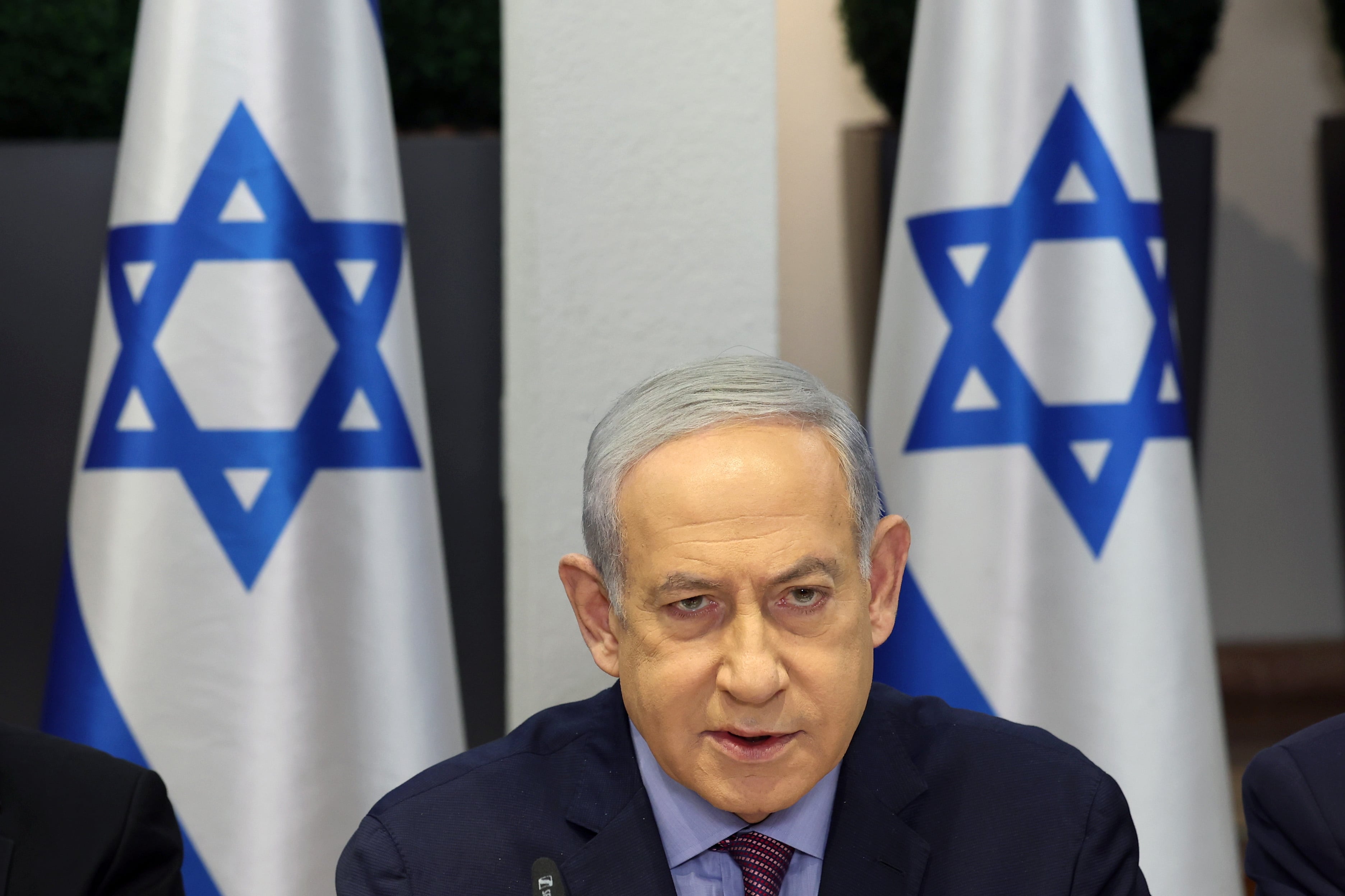 El primer ministro israelí, Benjamin Netanyahu, el pasado 31 de diciembre en Nochevieja.