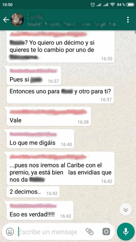 La conversación con la promesa del viaje