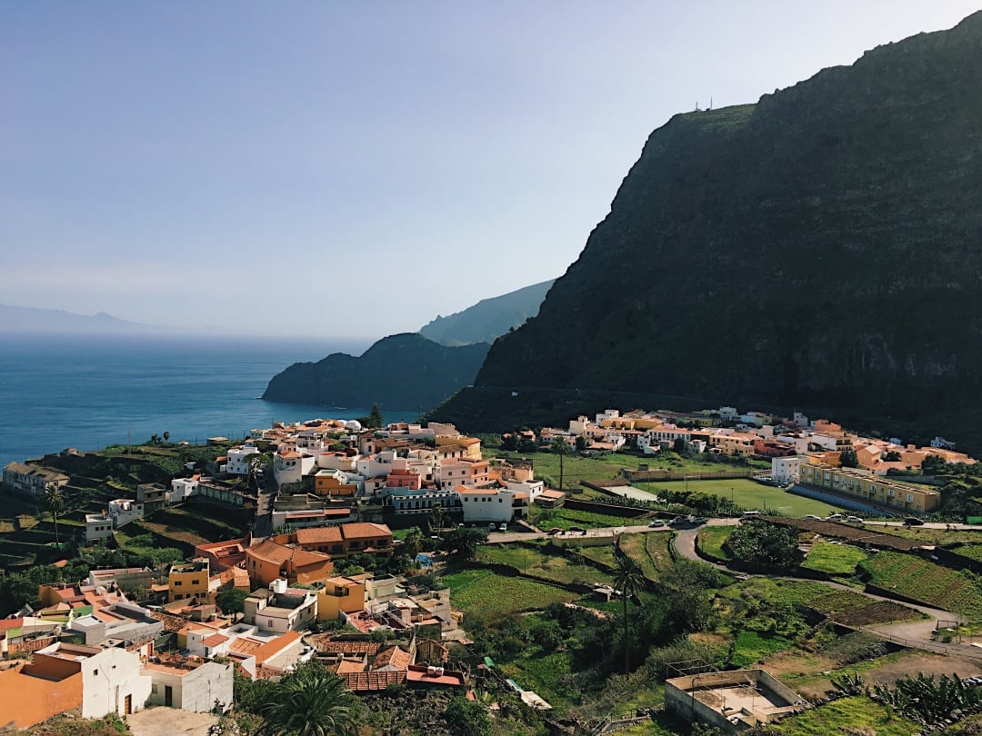 Hermigua, en la isla de La Gomera