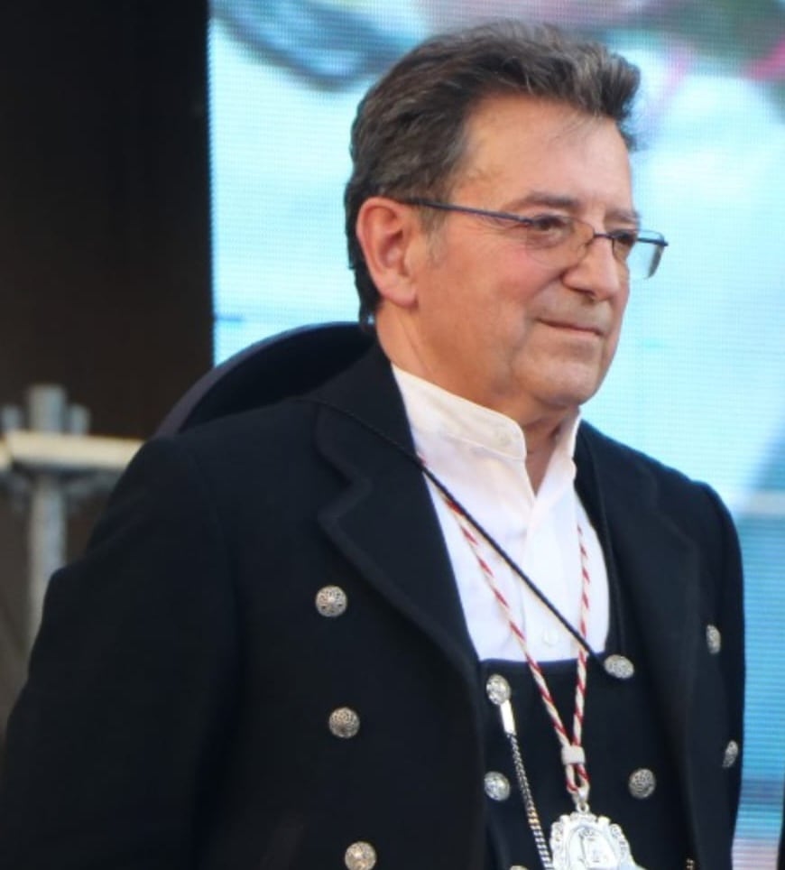 Agustín Cantero, presidente de la Hermandad de Pandorgos desde 2004