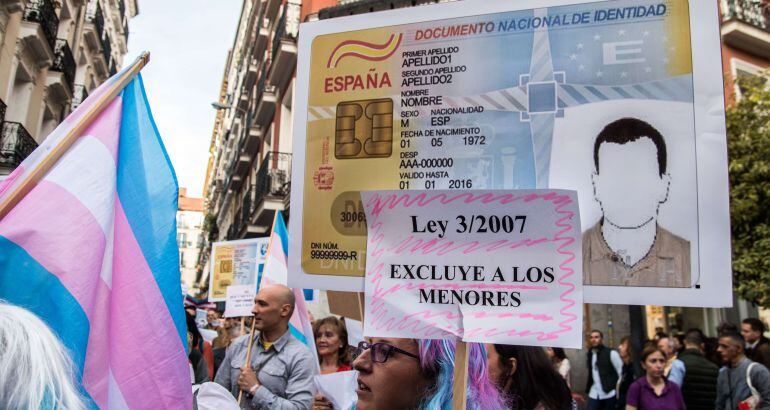 Manifestación el pasado mes de octubre en Madrid. 