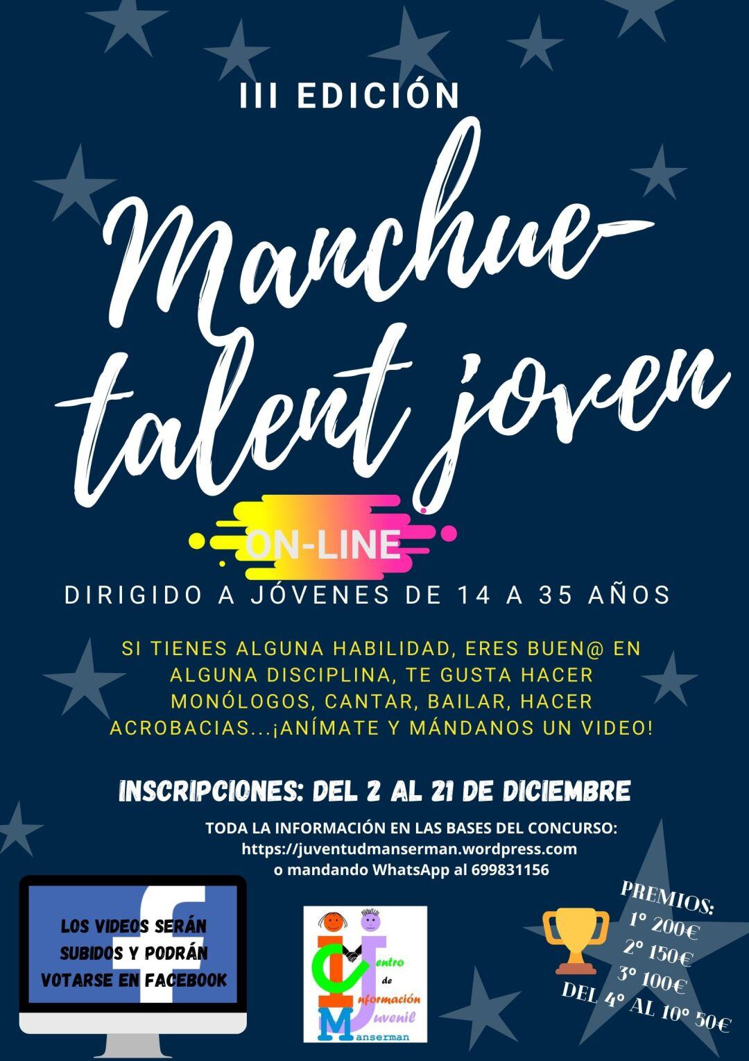 Manchue-talent joven será online en su tercera edición