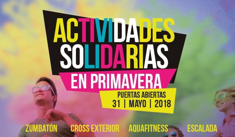 Cartel 'Actividades Solidarias en Primavera'