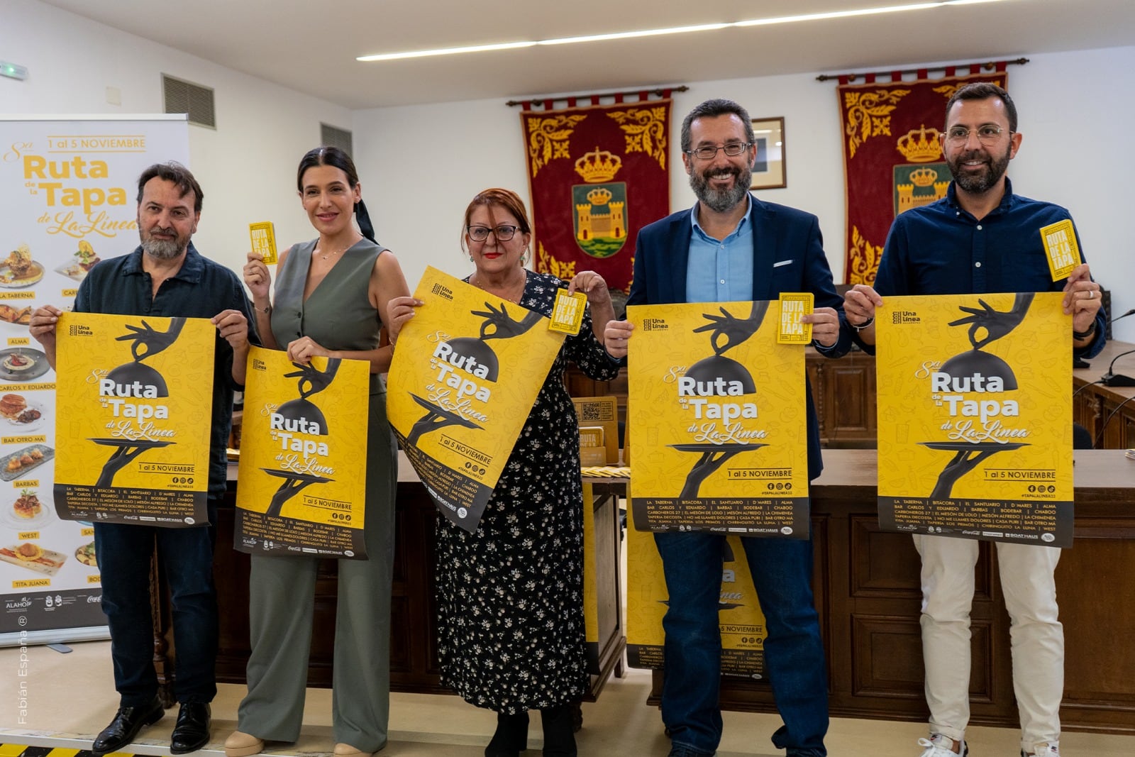 Presentación de la ruta en La Línea