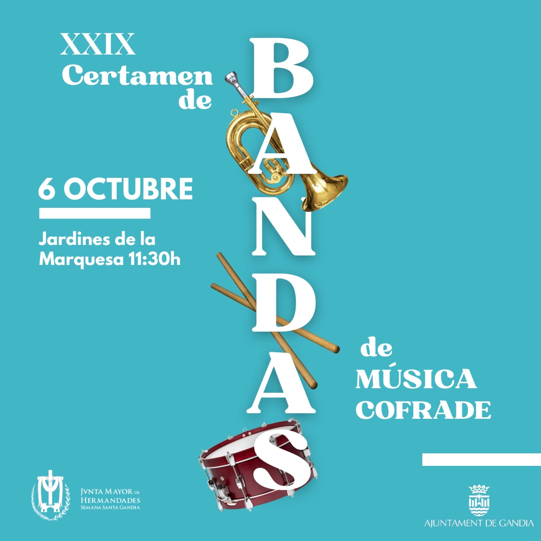 Cartel del Certamen de Bandas