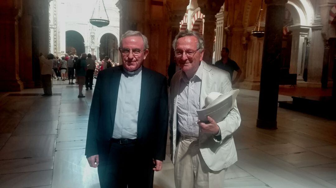 Manuel Pérez Moya, junto a Rafael Moneo.