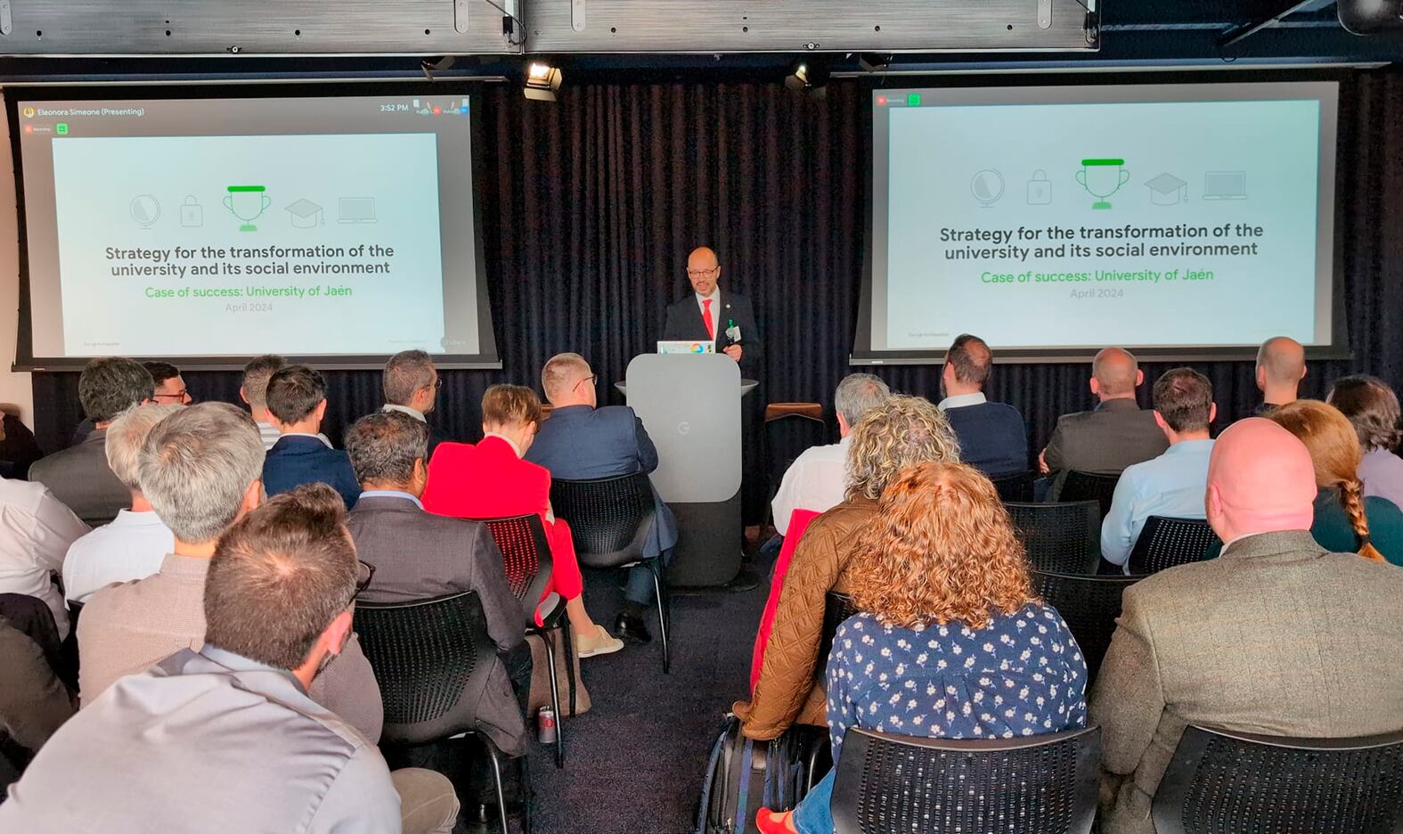 La Universidad de Jaén participa en la primera cumbre EMEA de Educación Superior que se celebra en la sede de Google en Londres