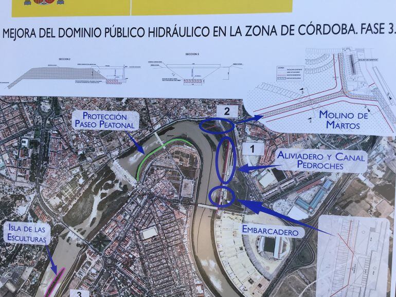 Plano de las obras