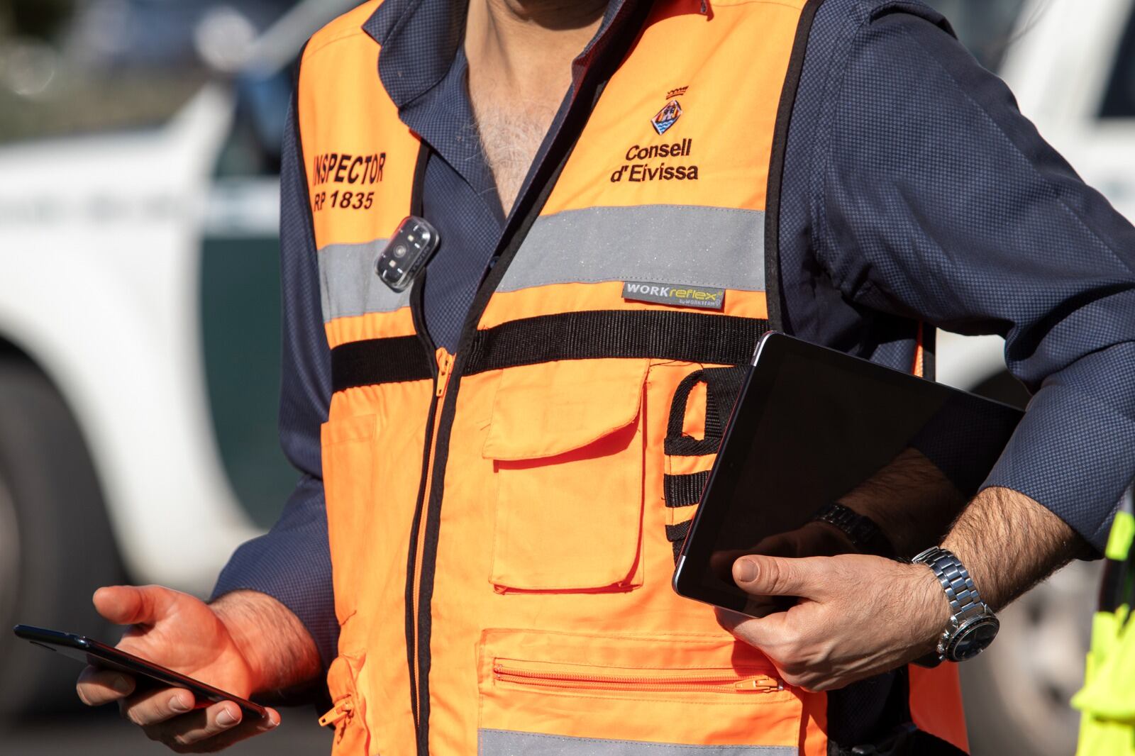 Imagen de uno de los inspectores