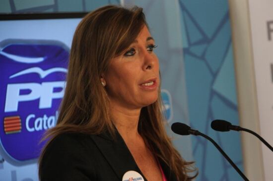 La presidenta del PPC, Alícia Sánchez-Camacho