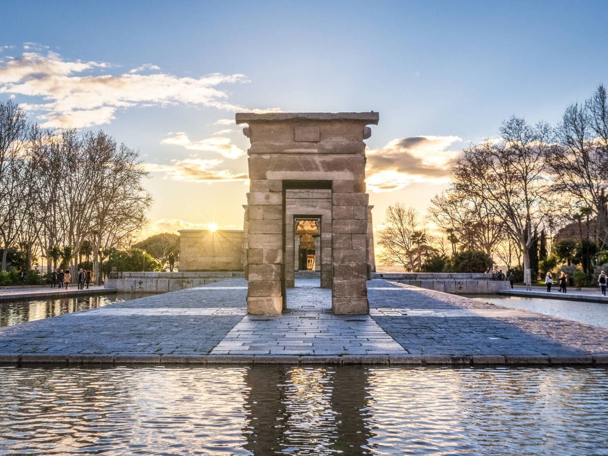 El Templo de Debod en Madrid