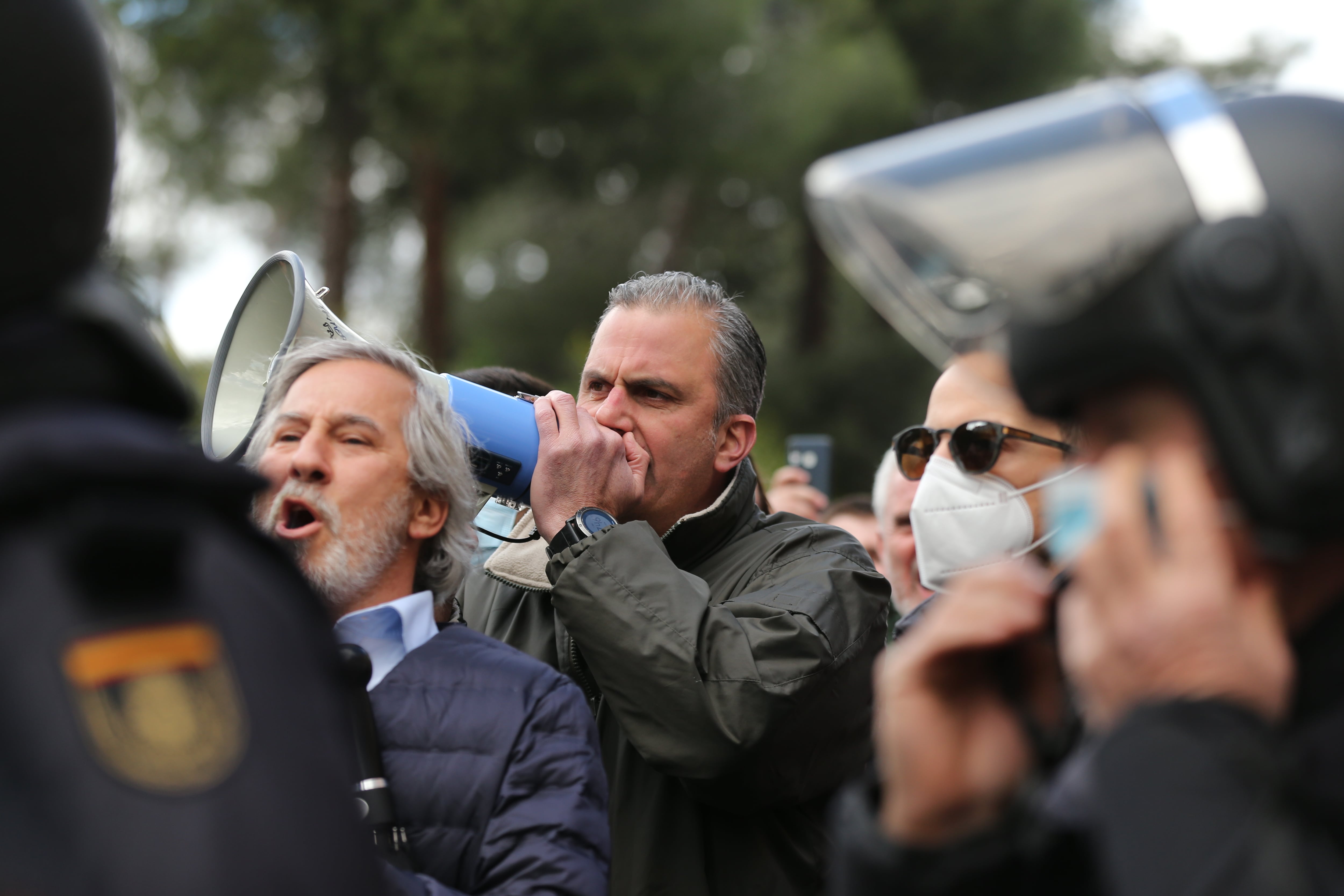 El secretario de Vox, Javier Ortega-Smith, en el acto organizado por la Plataforma 711 &#039;Por la Reconquista Cultural&#039;