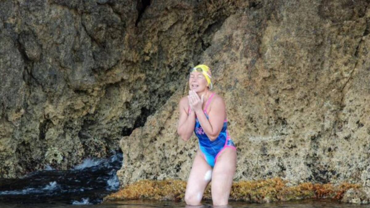 Tita Llorens creua el Canal Beagle