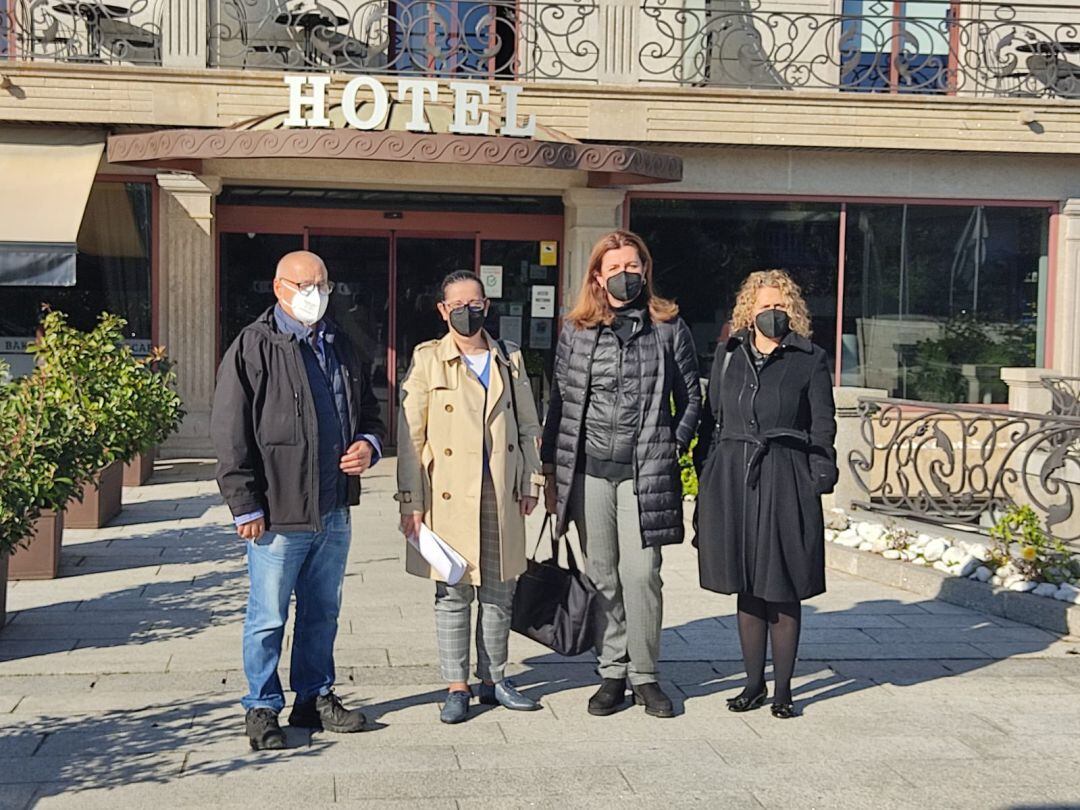 Antonio (hotel Alfonso l), Paula Álvarez (Hotel Cruceiro do Monte), Carmen (hotel A Torre do Xudeo), Goretti (Hotel Colón)