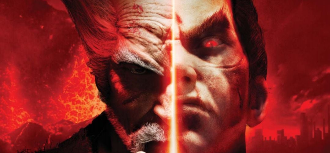 Portada de &#039;El arte de Tekken&#039; con Heihachi y Kazuya Mishima