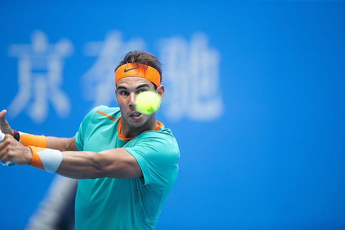 Nadal, en el torneo de Pekín