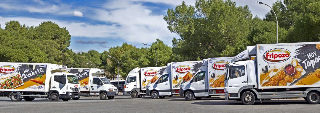 Flota de camiones de Fripozo