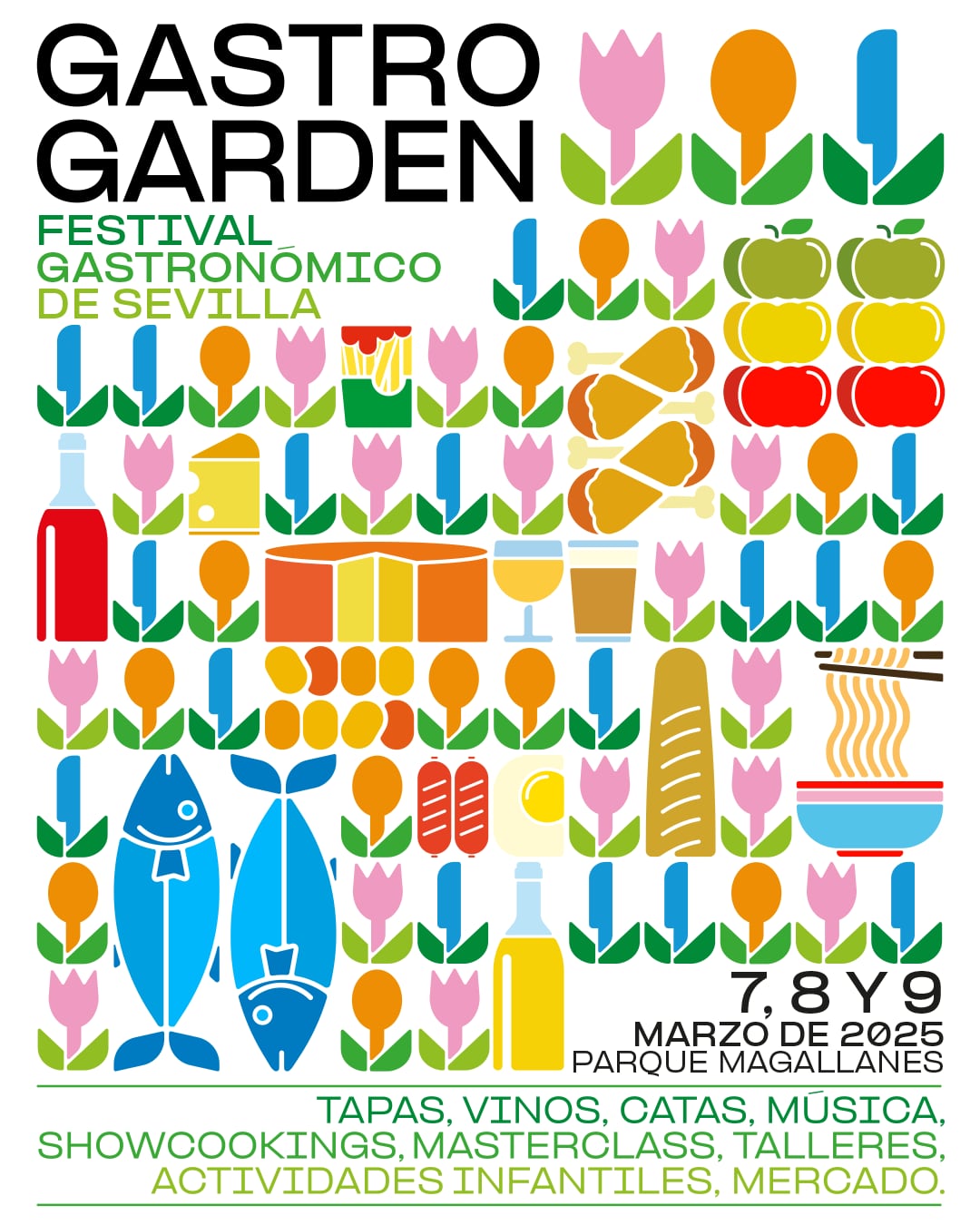 Gastrogarden, el Festival Gastronómico de Sevilla, se celebra los días 7,8 y 9 de marzo en el Parque Magallanes