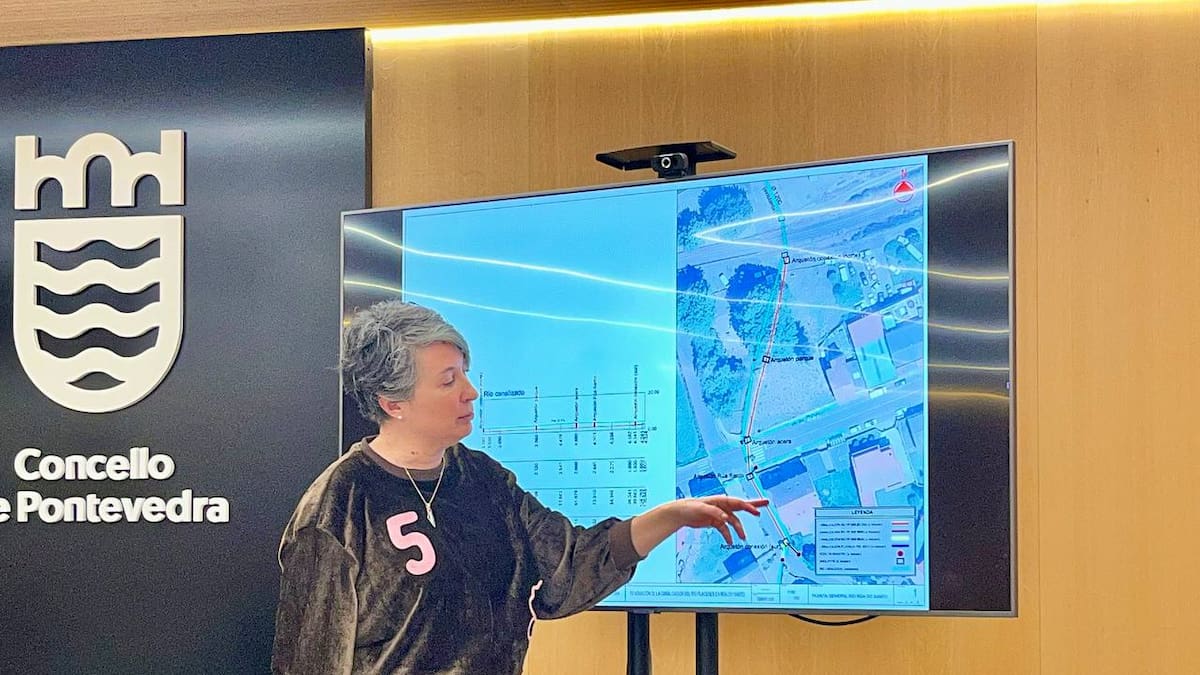 Concello de Pontevedra y Augas de Galicia apuestan por un aumento de la canalización y la creación de nuevas arquetas para solucionar las inundaciones