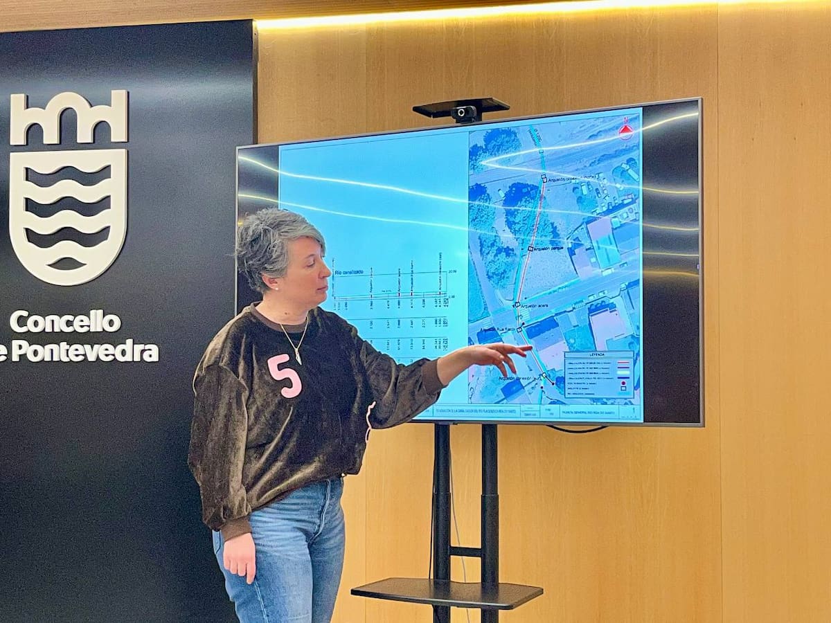 Concello de Pontevedra y Augas de Galicia apuestan por un aumento de la canalización y la creación de nuevas arquetas para solucionar las inundaciones