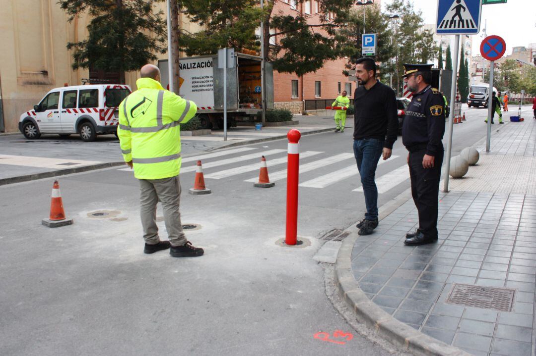 Almassora apuesta por los bolardos móviles para proteger el centro del núcleo urbano