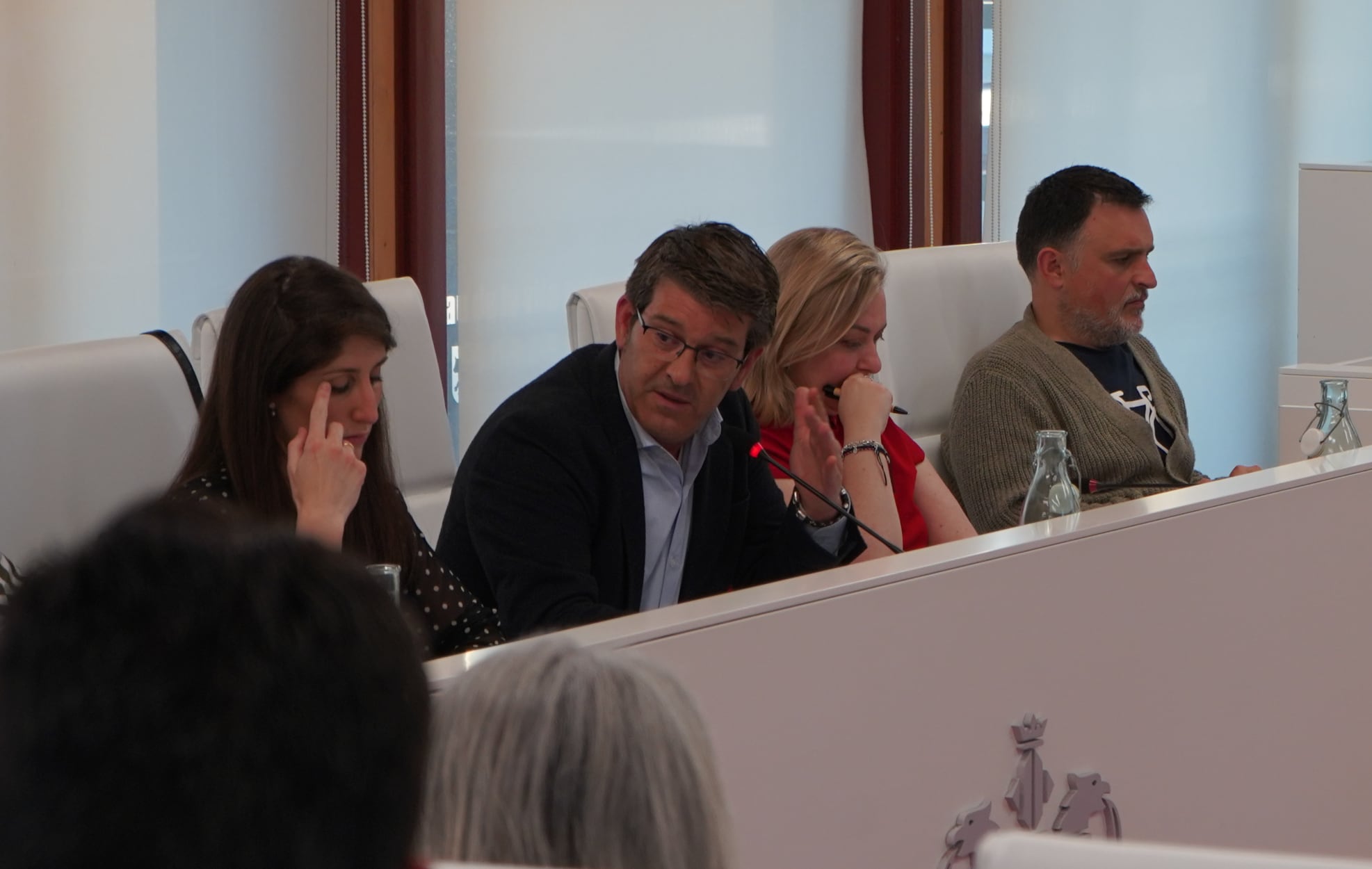 Imagen del pasado pleno en el Ayuntamiento de Ontinyent