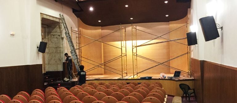 Trabajos en el Cine Alfonsetti