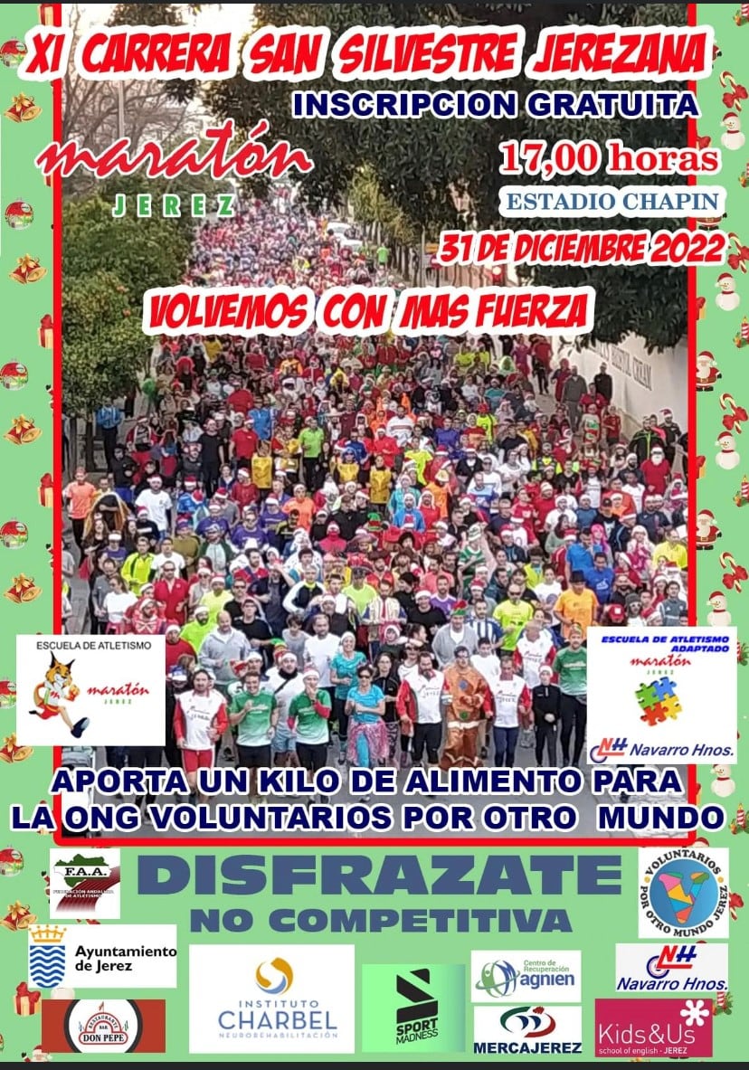 Cartel de la San Silvestre de Jerez