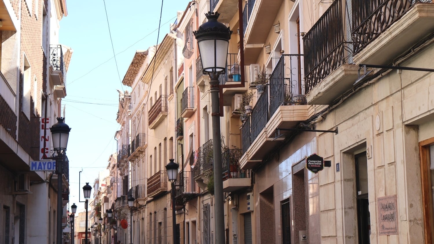 Calles de Novelda, que serán decoradas con el primer concurso de Balcones y Ventanas