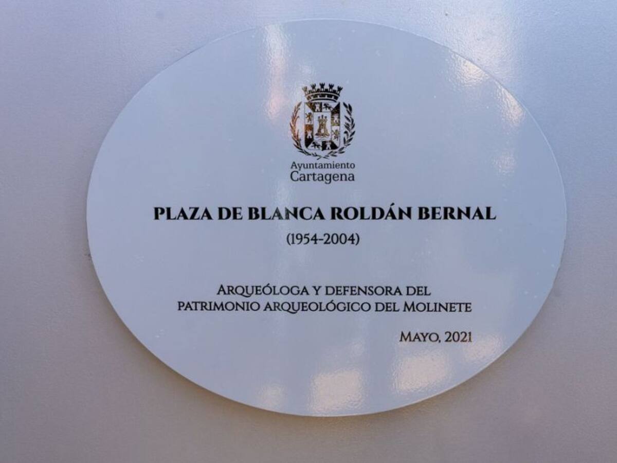 Homenaje a Blanca Roldán en el Parque Arqueológico del Molinete