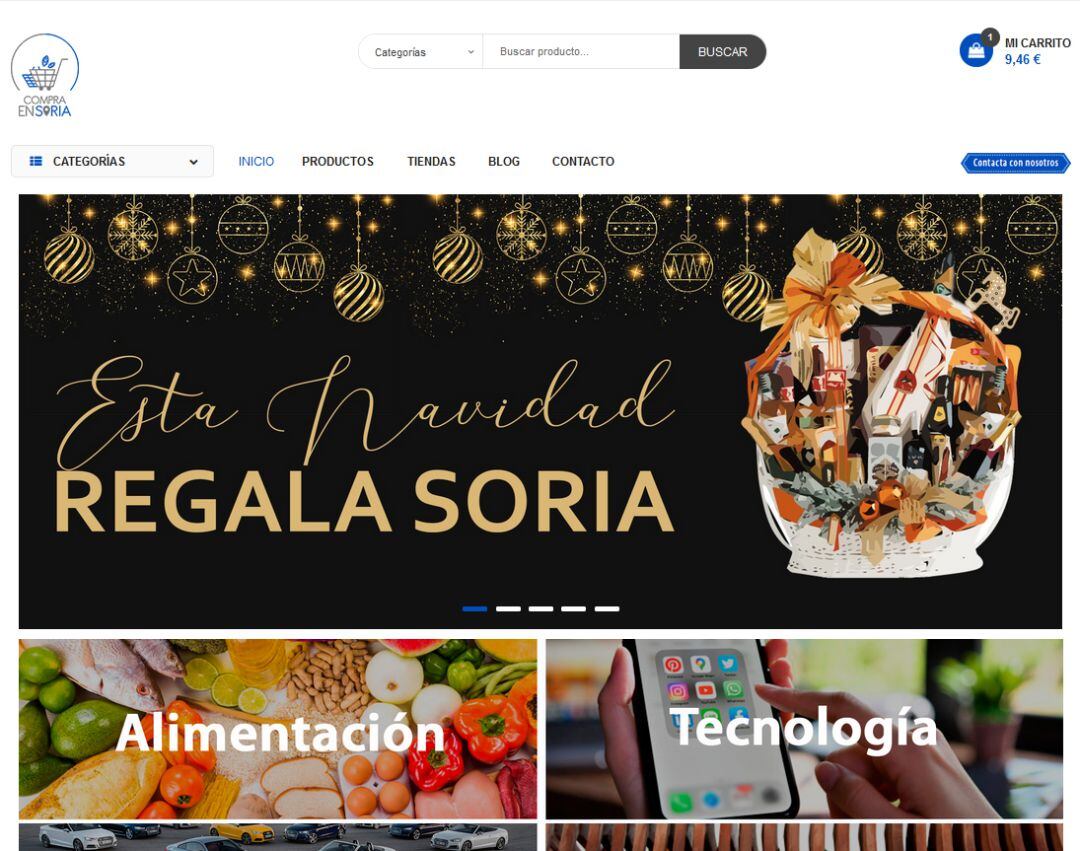 Cestas de Navidad con FEC Soria.