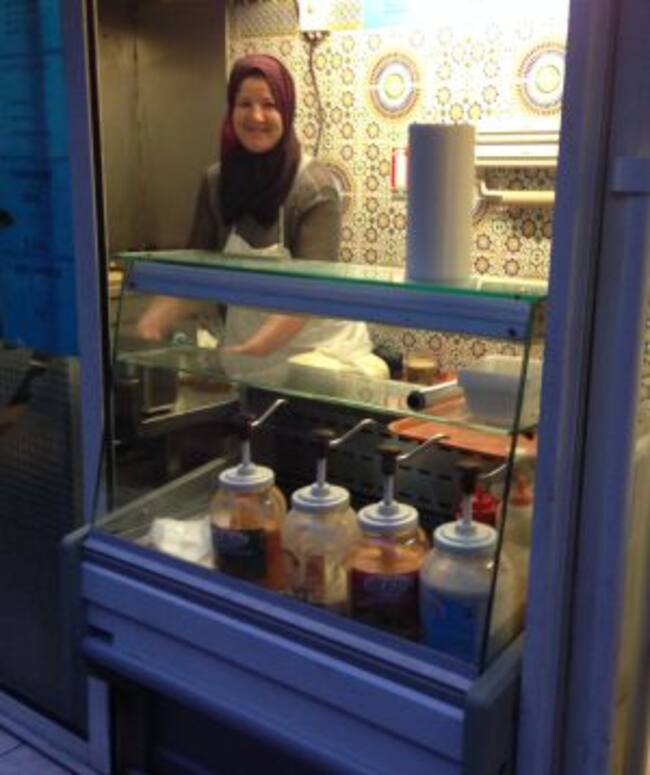 Fátima, cocinera en Barbès.