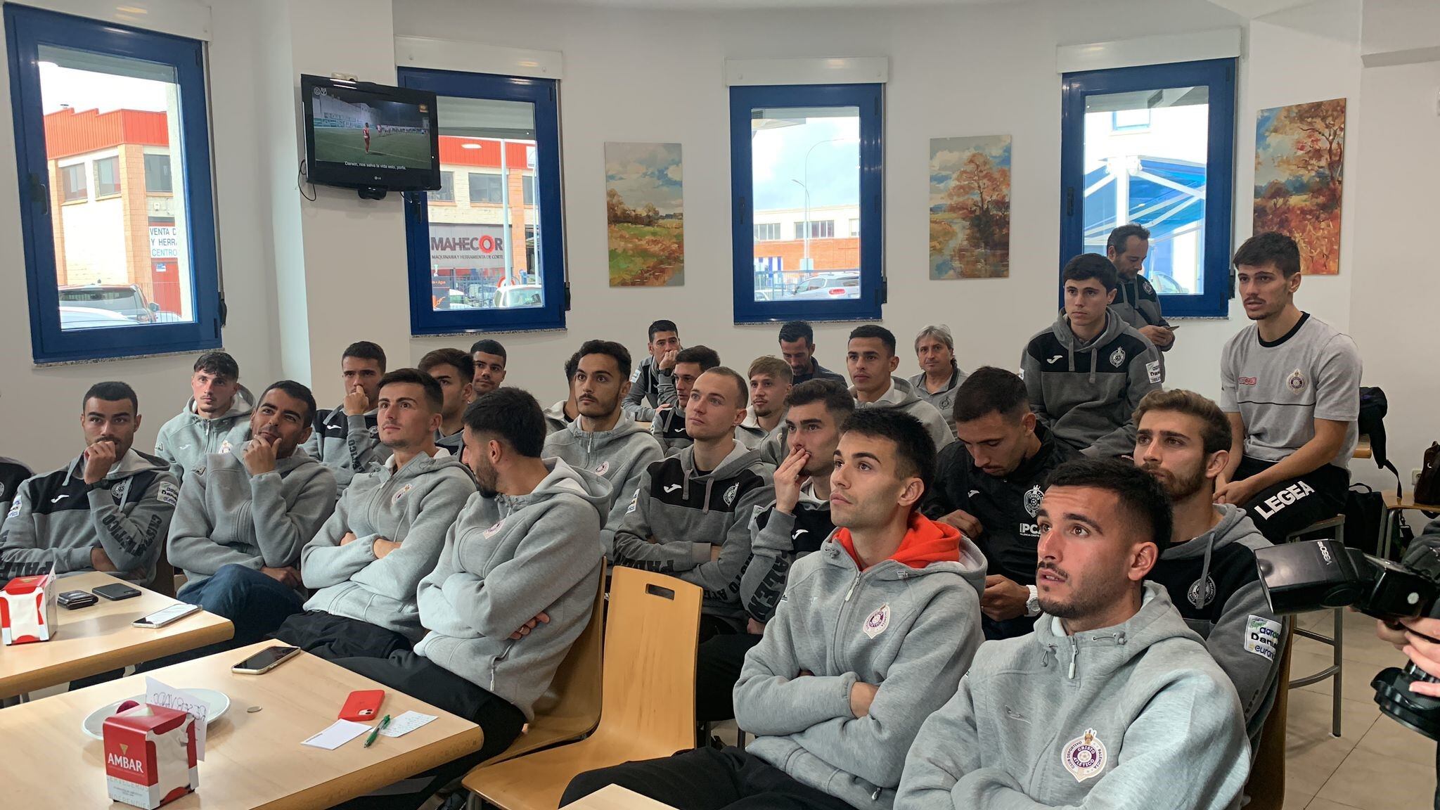 El Cristo Atlético ha seguido el sorteo desde las instalaciones de Agropal en la capital palentia