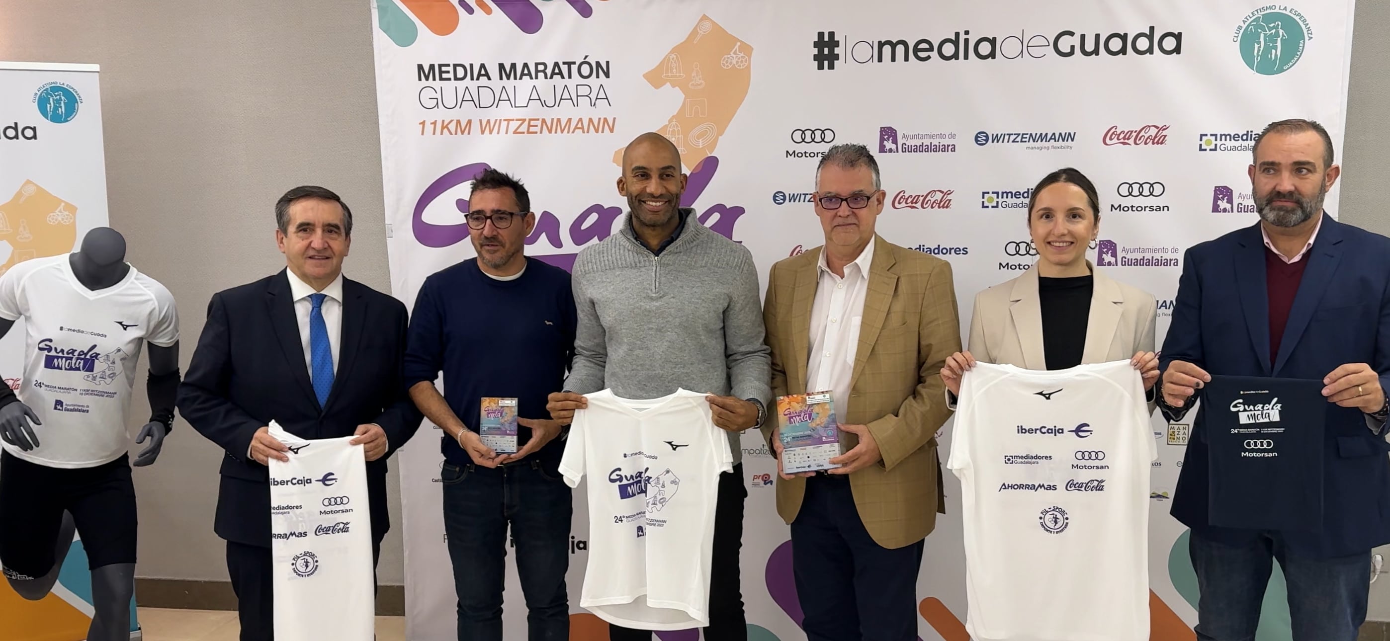 Acto de presentación de la XXIV Media Maratón de Guadalajara y 11k populares FOTO: SER Guadalajara