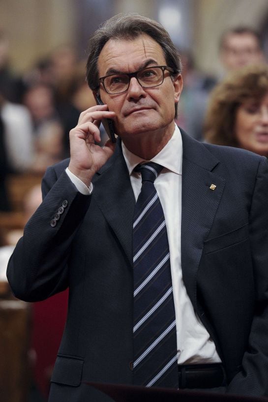 El presidente catalán, Artur Mas