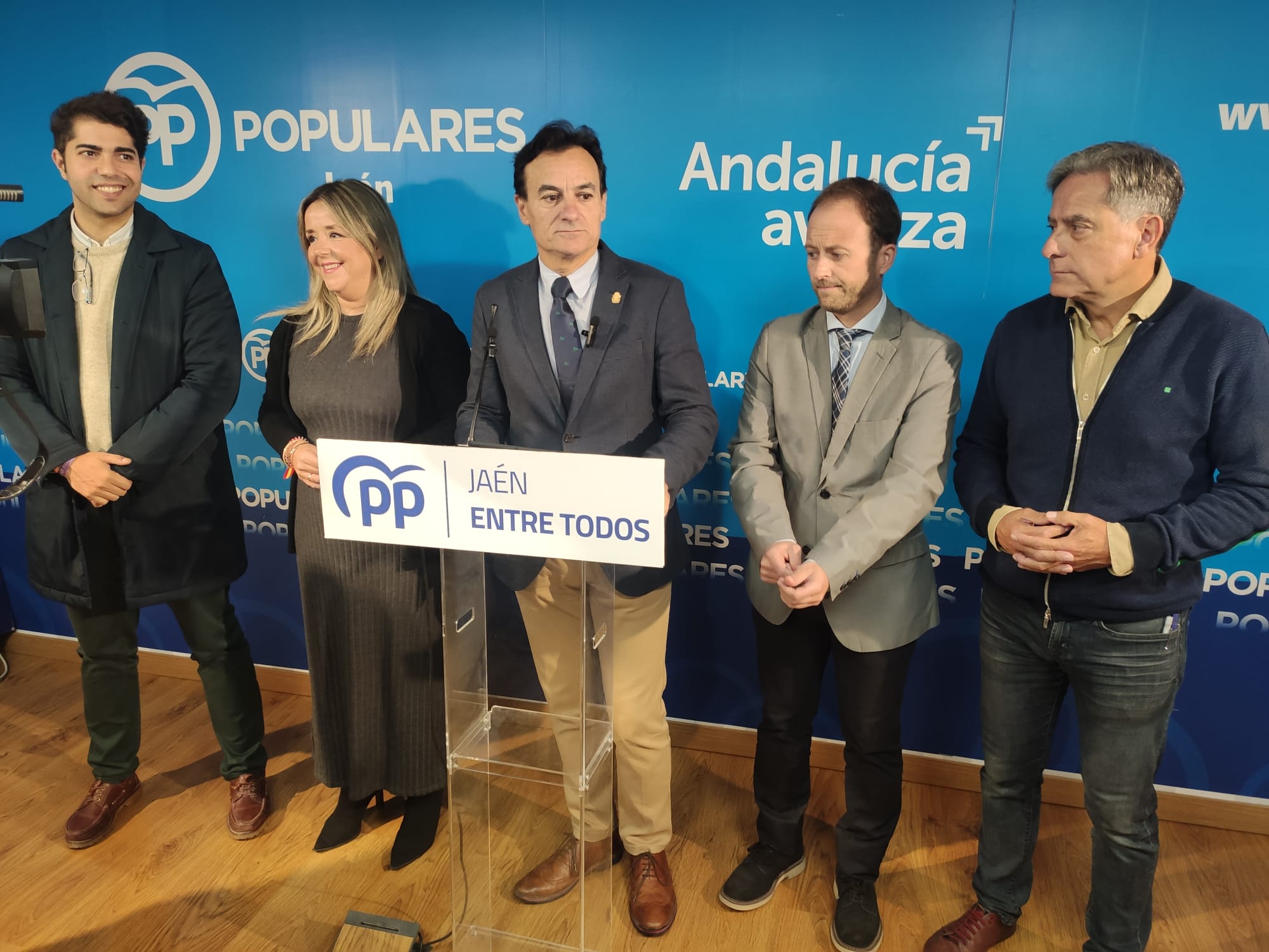 Rueda de prensa del PP de Jaén para aportar novedades sobre la Operación Pandilla