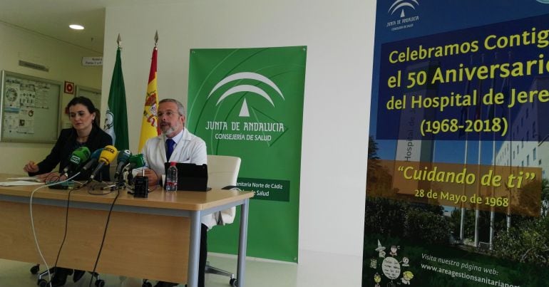 Julio Egido, director del área de Gestión Sanitaria Norte, ha presentado los actos del 50 aniversario del Hospital de Jerez