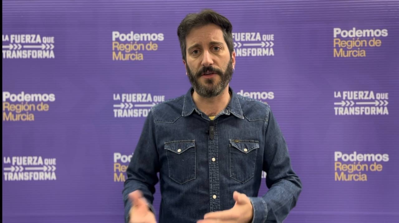 El secretario de Comunicación de Podemos, Víctor Egío