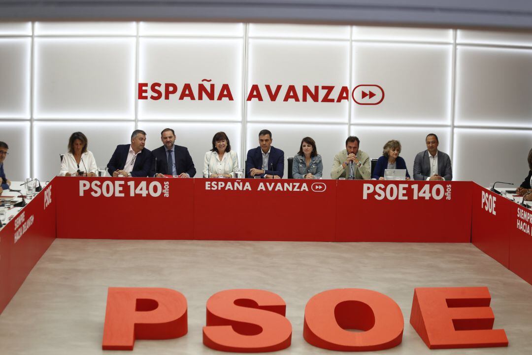 Reunión de la Comisión Ejecutiva Federal del PSOE.