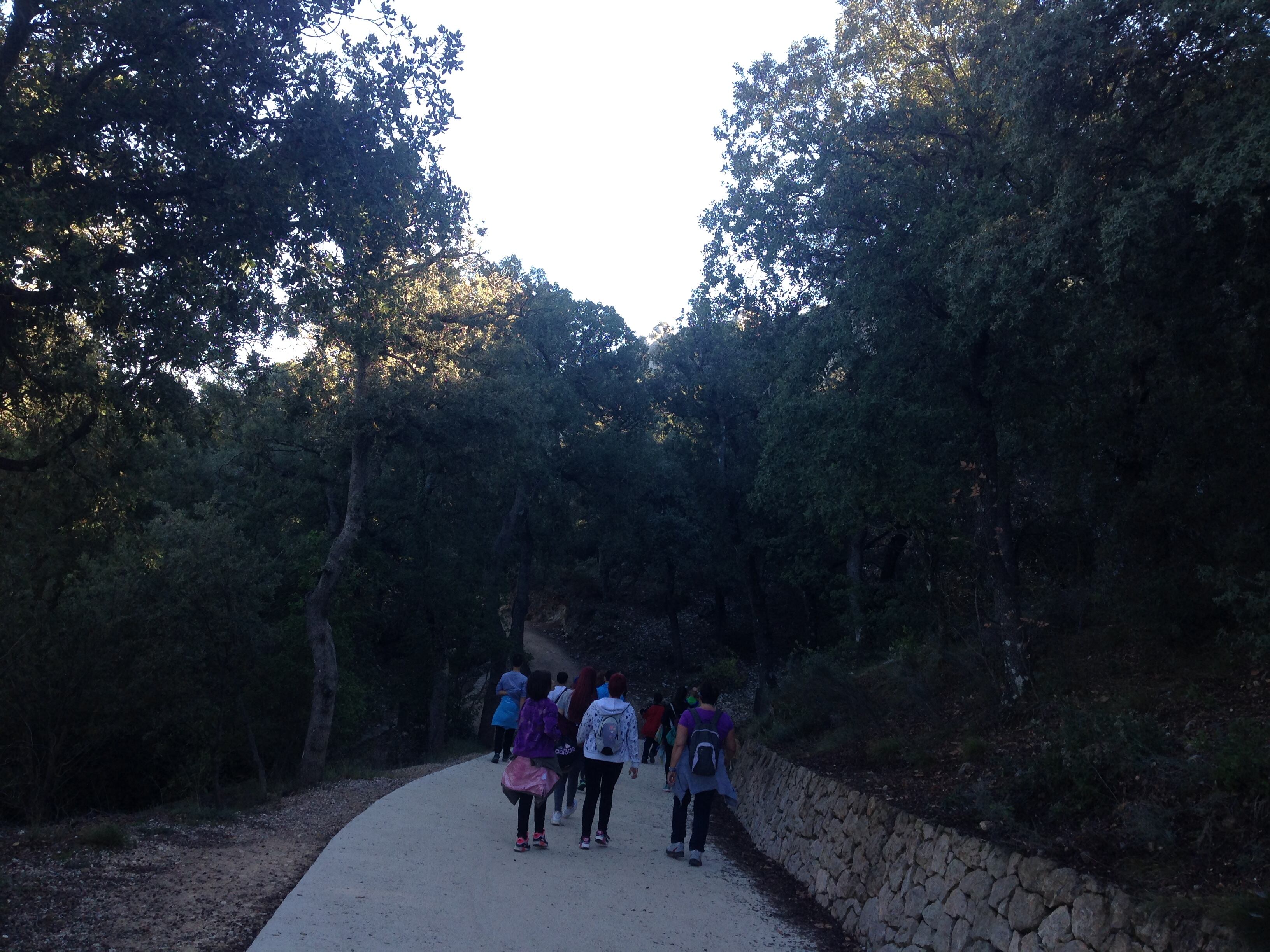 Senderistas en Font Roja