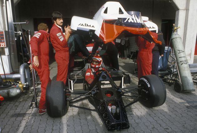 Niki Lauda, en el G.P. de Europa el 7 de octubre de 1984.