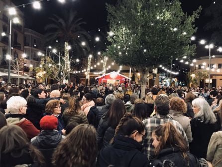 La concentración se ha celebrado en la Plaza del Parque de Vila