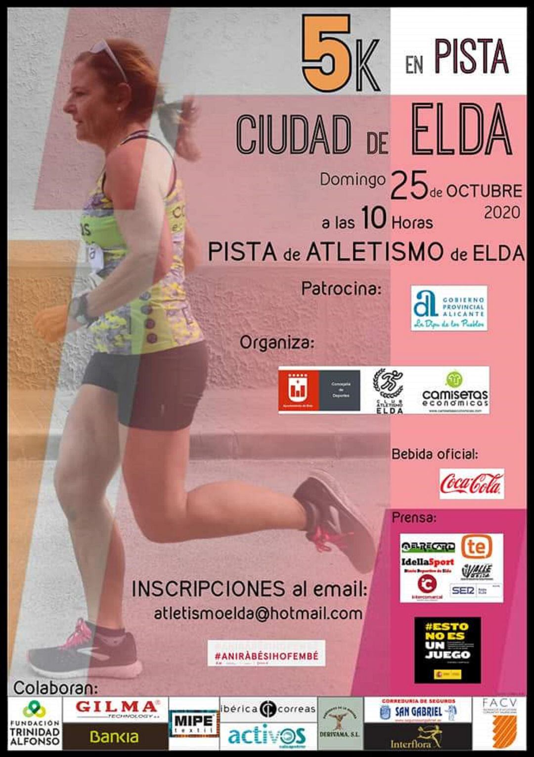 La pista de atletismo de La Sismat acoge el 5K &quot;Ciudad de Elda&quot;