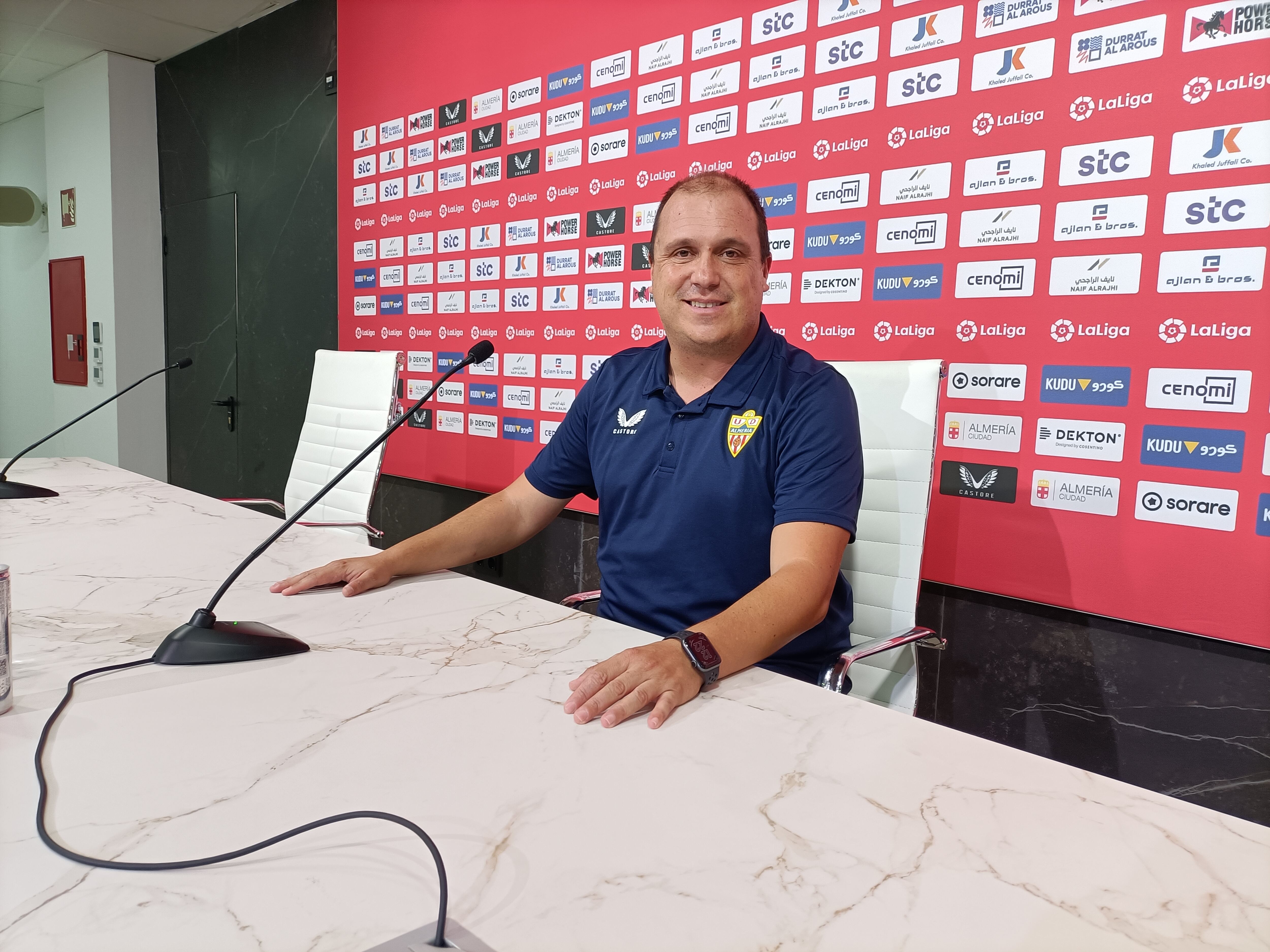 Alberto Lasarte ha hablado de su nueva etapa en el Almería.