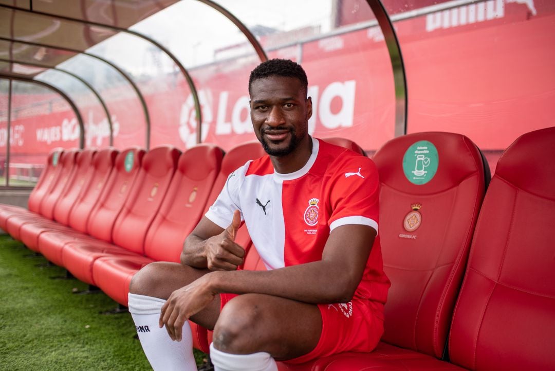 Sylla, després de la seva presentació a Montilivi.