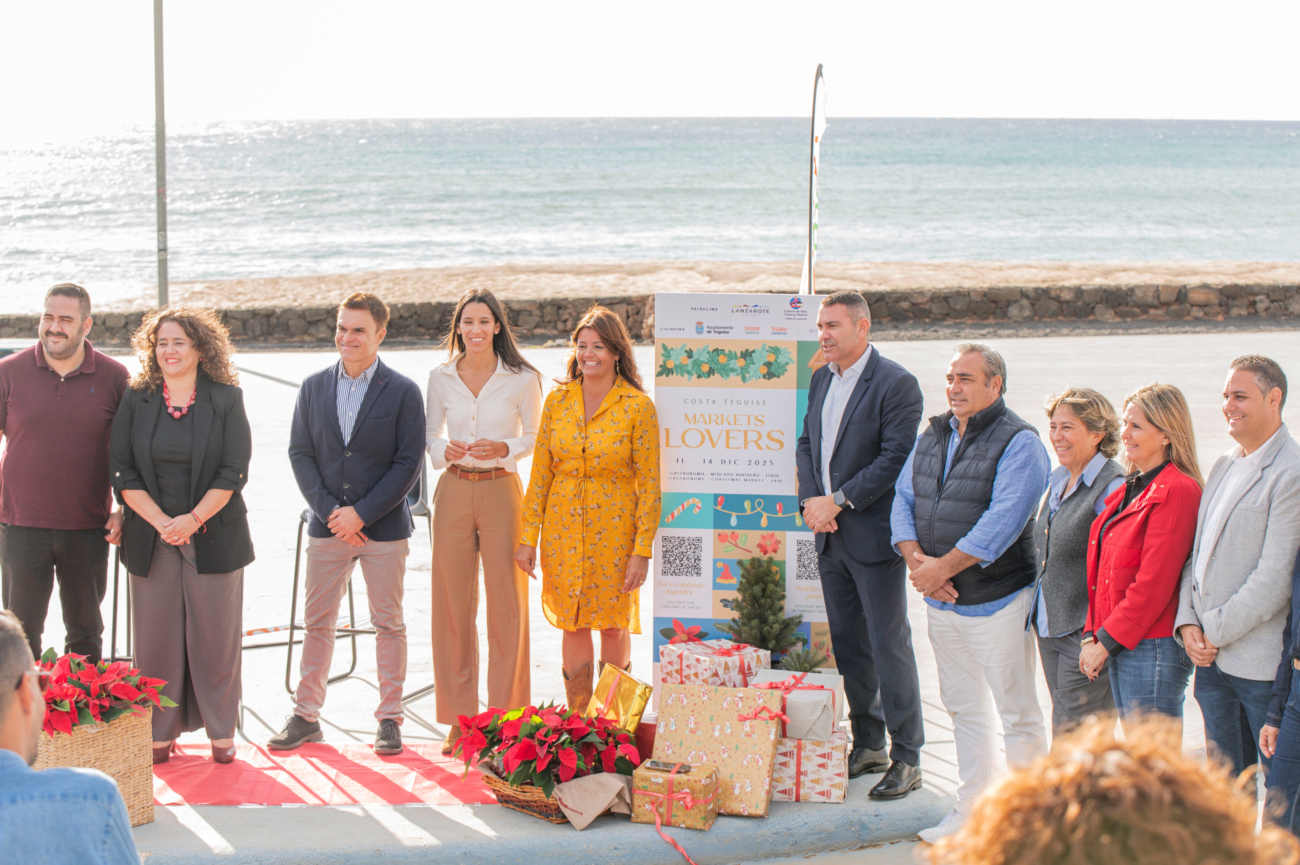 Presentación del Mercado Navideño 2025 de Costa Teguise.