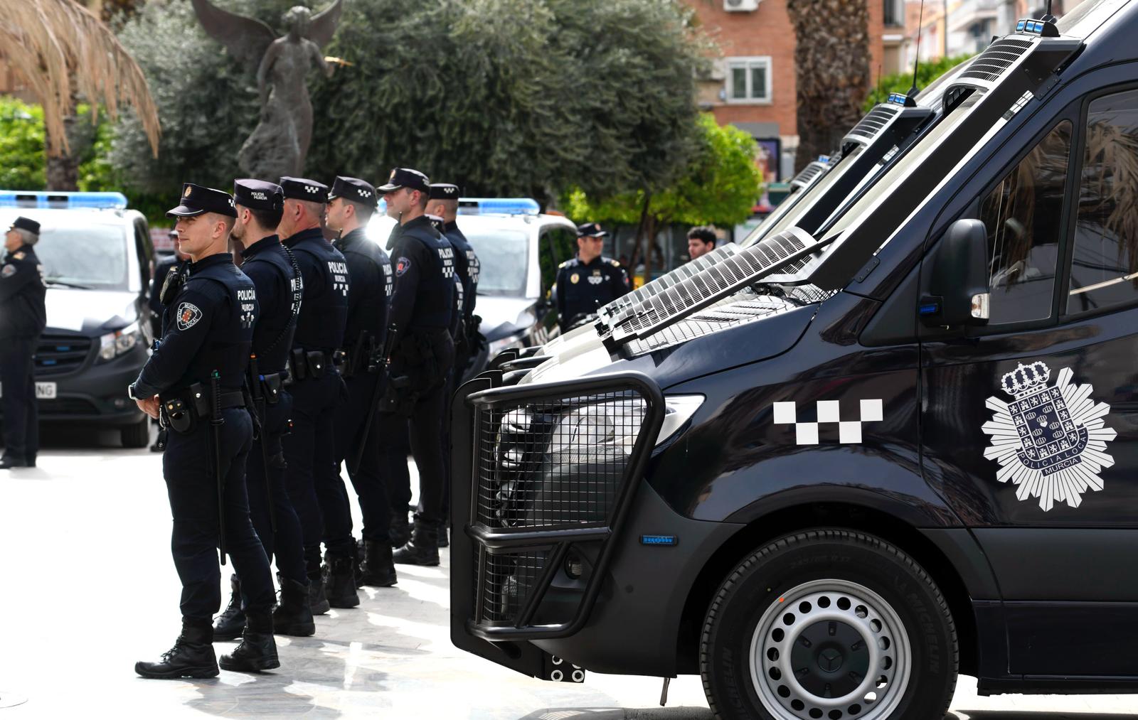 Presentación vehículos Policía Local de Murcia