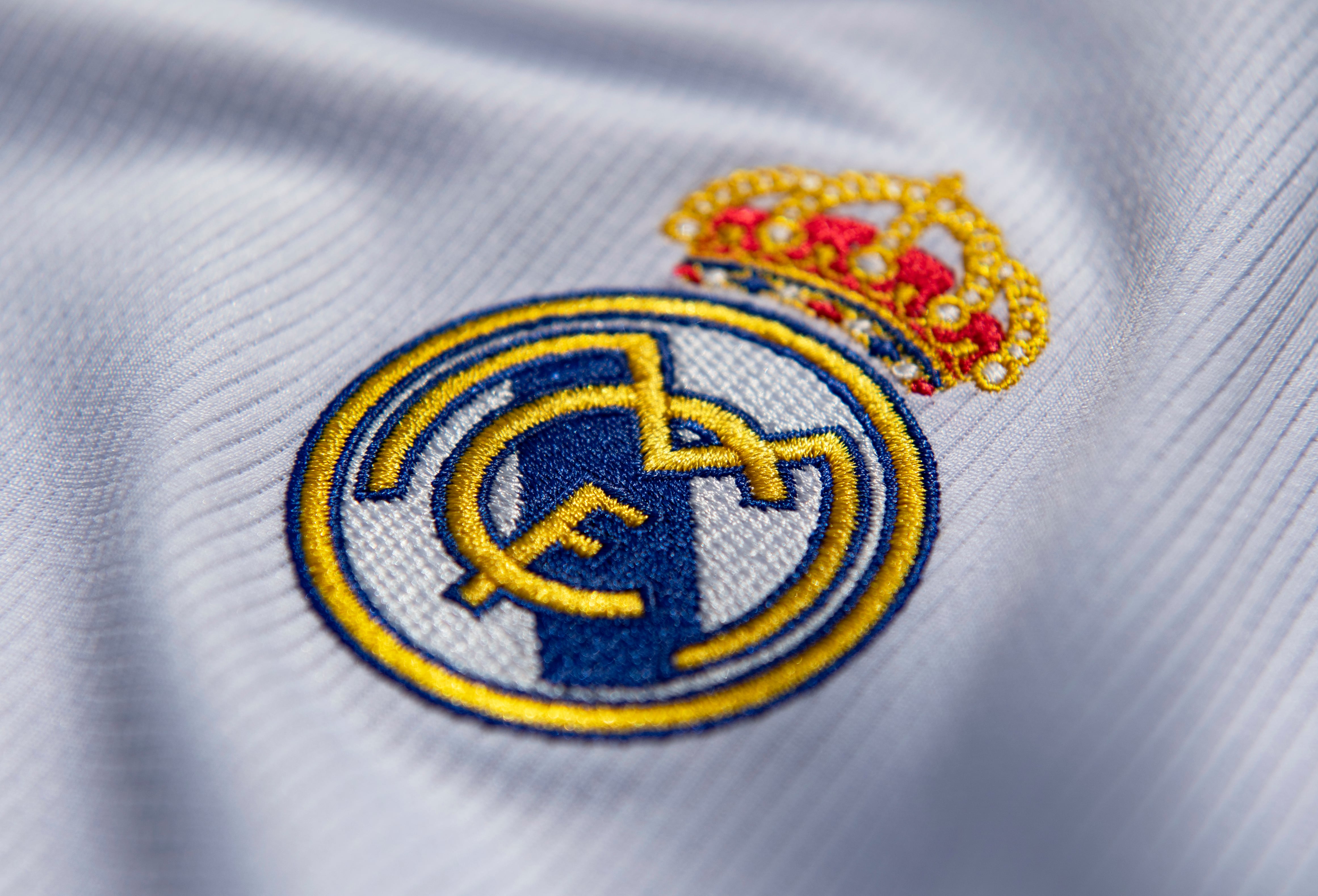 Escudo del Real Madrid. (Photo by Visionhaus)